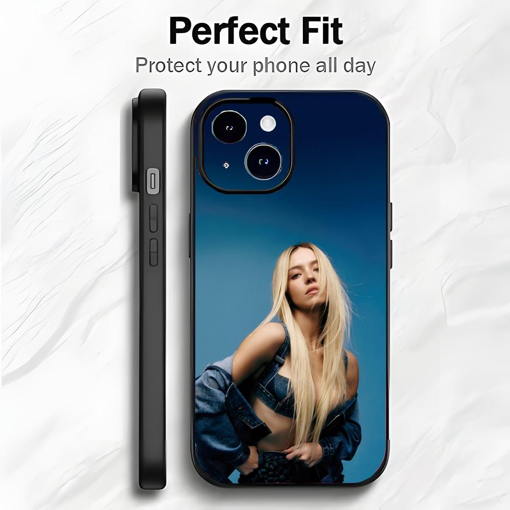 Beautiful American Actress S-Sydney Sweeney Phone Case Phone Case Soft Packaging Lightweight For iPhone17 16 15 14 13ProMax