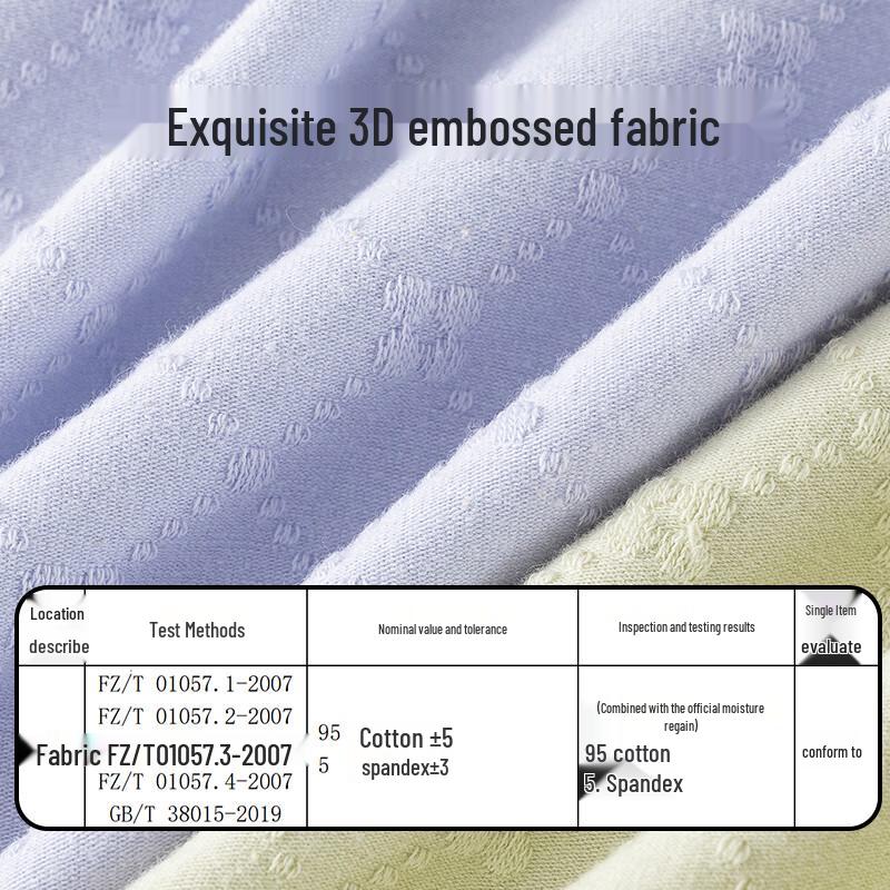 Urban Beauty Women's High-Waist Pure Cotton Antibacterial Underwear 4-Pack