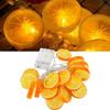Xuyan 2.5m 20led guirlande lumineuse led décoration de lampe de fête de vacances de noël (orange)