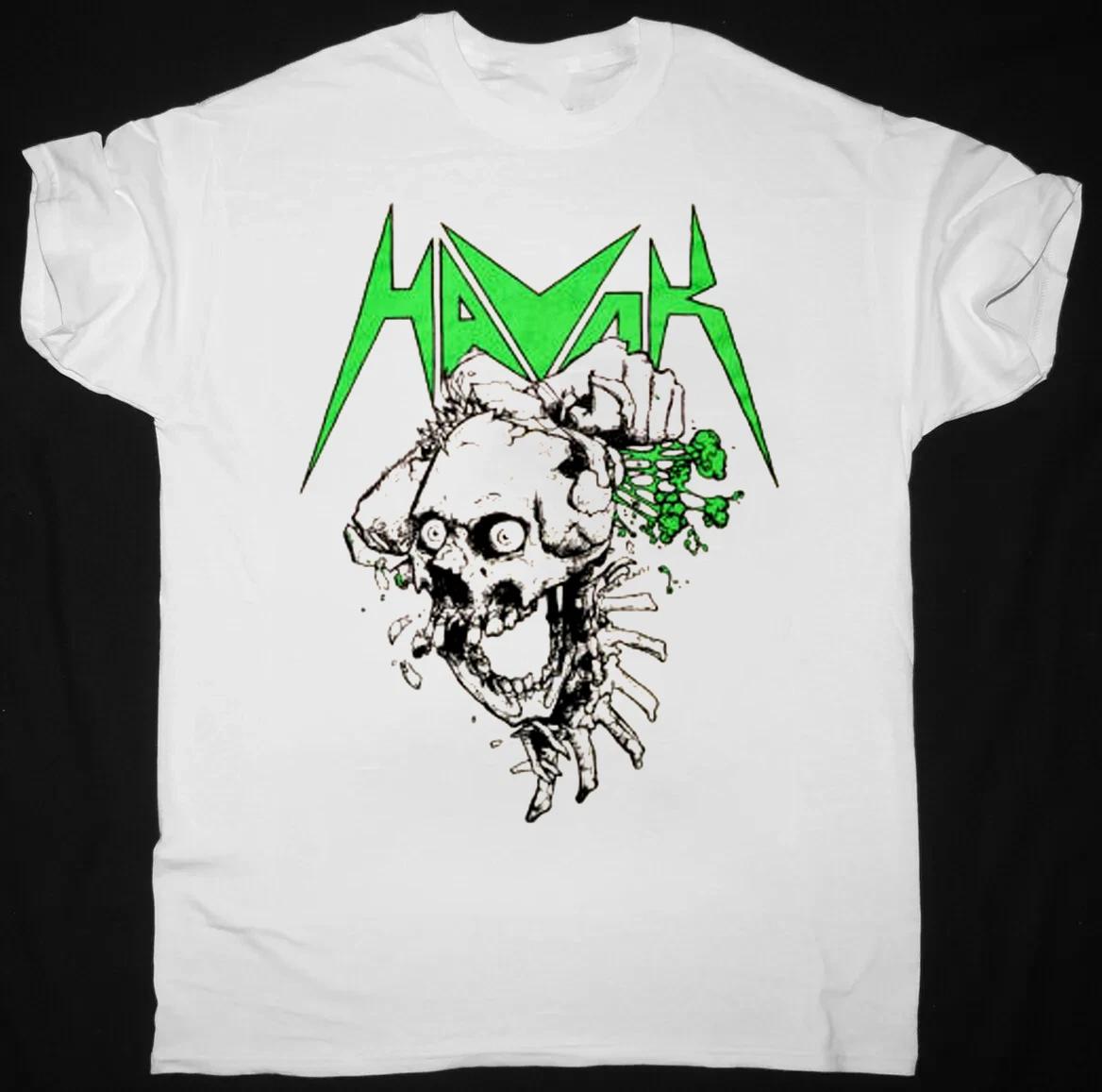 NEW Havok Band Short Sleeve Cotton White All Size T-Shirt AE173 4XL