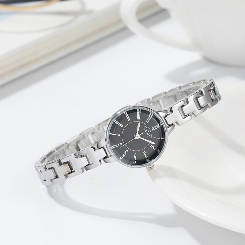 Gedi Fashion Ladies Quartz Watch With Decorative Dial For Casual Wear