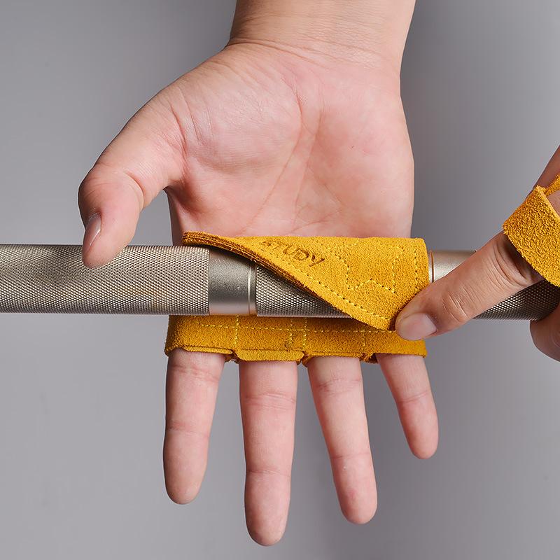 Weight Lifting Palm Dumbbell Grips Pads Men Women Cross Workout Anti-Skid Training Gloves Gym Fitness Sports Hand Protector