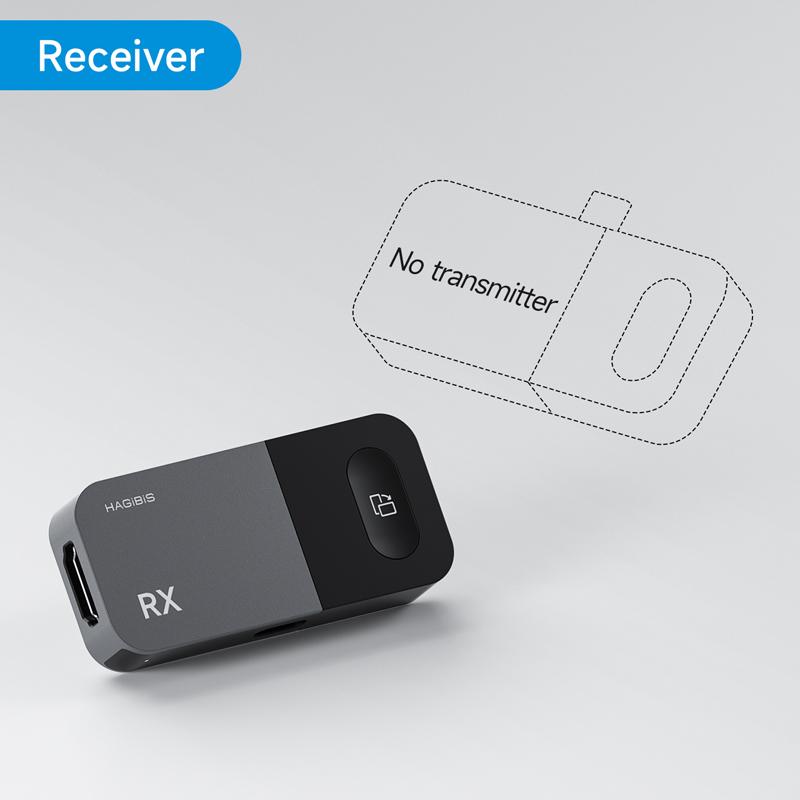 Hagibis Kabelloses USB C Sender und Empfänger Kit HDMI Video Extender Spiegelungs Dongle für Telefon Tablet Laptop Monitor Samsung