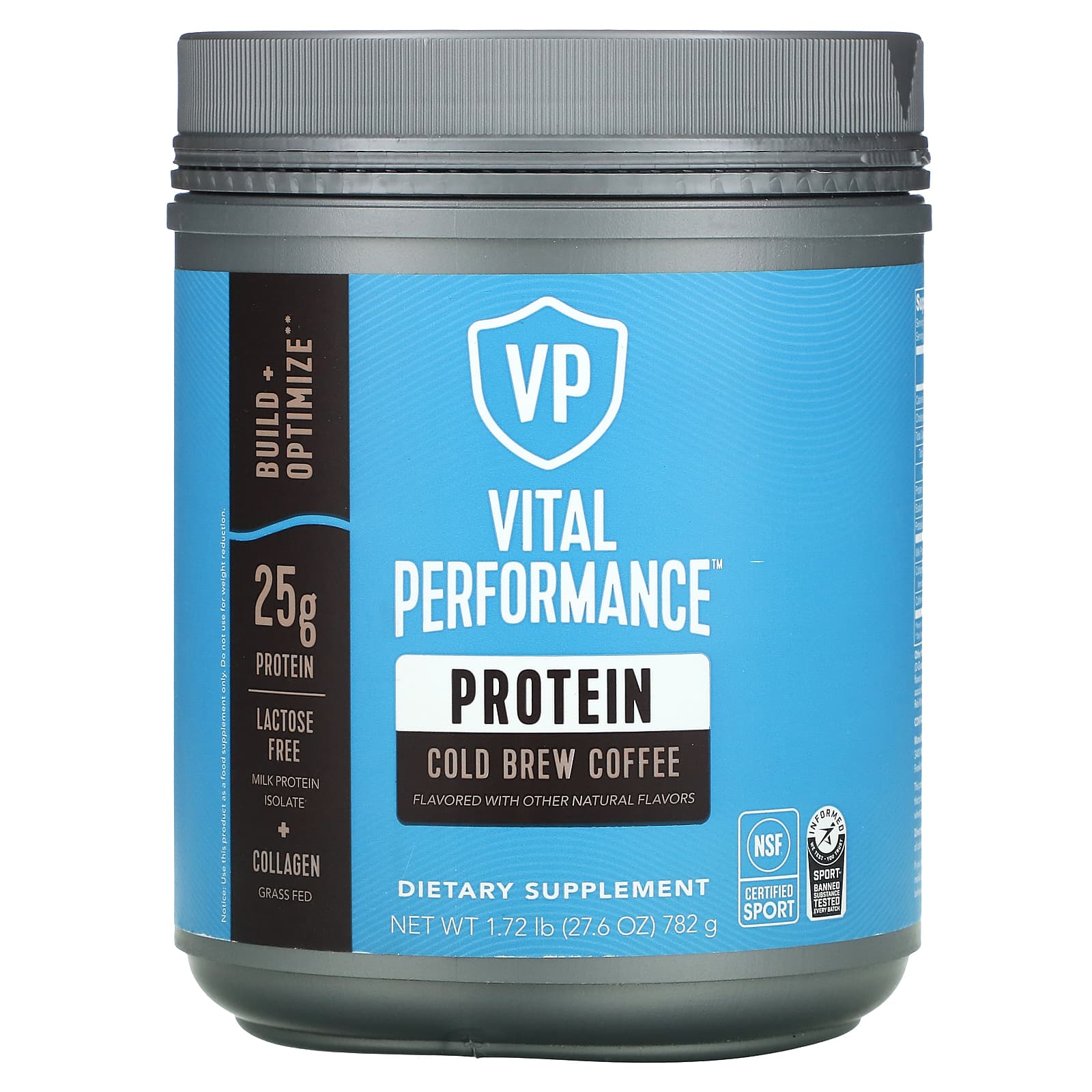 

Vital Proteins, Vital Performance Protein, Cold Brew Coffee, 1.72 lb (782 g)