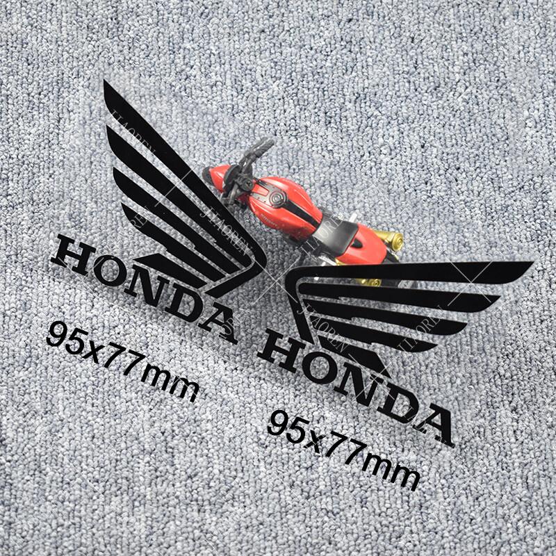 AAADK1 3D Car Motorcycle Honda Stickers Decals Tank Helmet Cbr Cb Pcx Wing Logo Red White Black
