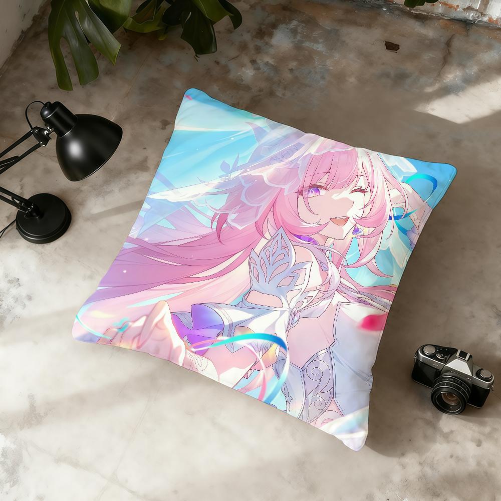 Game HHonkai Star Rail Cyrene cushion cover Home Office Convenient Nordic Simplicity Hit With Zipper Cushion Cover