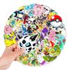 10/30/50/100pcs Cartoon  Pikachu Charmander Stickers Funny Anime Graffiti Decals Suitcase Phone Guitar Cute Sticker Pack