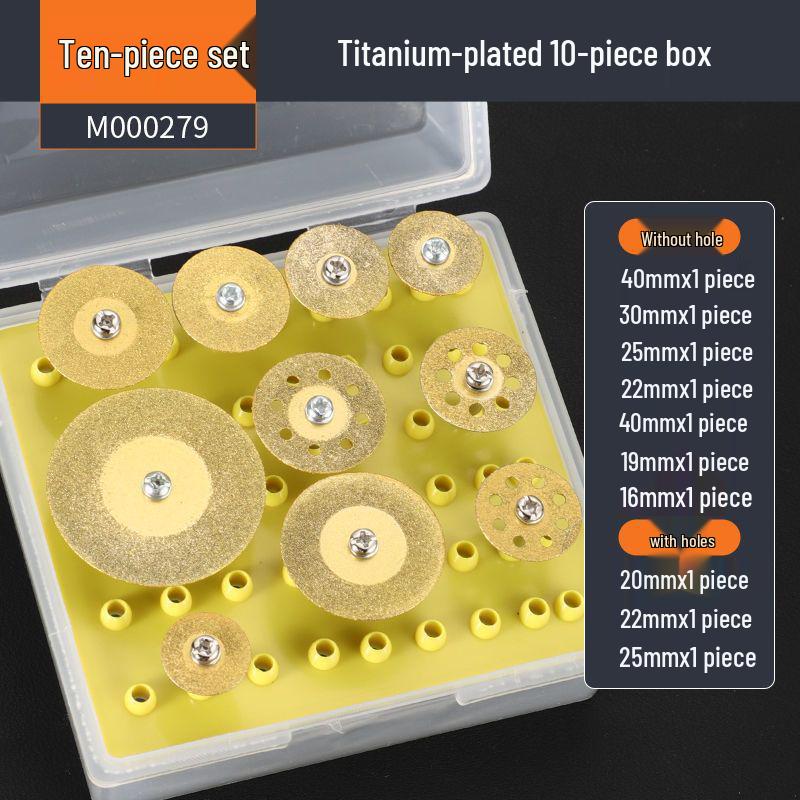 Mini Diamond Cutting Disc for Electric Grinders - Seam Cleaning, Glass, Jade, Stone Grinding