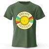 Healing Rainbow Sunshine Pure Cotton Tshirt MensWomens Fashion Casual Plus Size Loose Short Sleeve Soft and Comfortable Top