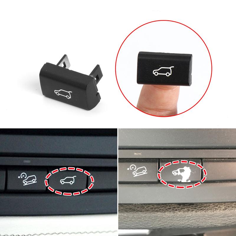 Car Tailgate Rear Trunk Switch Button Cover for BMW X5 E70 X6 E71 E72 Plastic Black Tail Cap Switch 61318357580