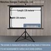 100-Inch Portable Floor-Standing Projector Screen with Stand