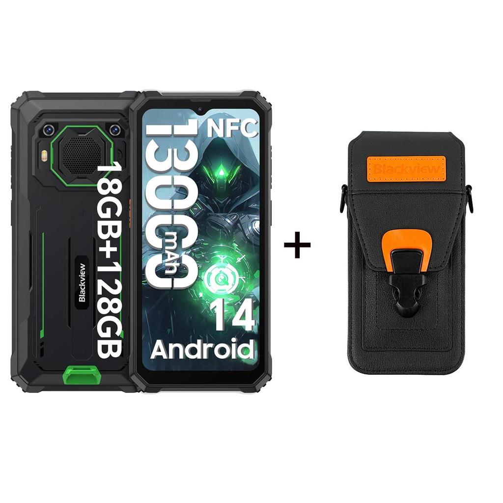 Blackview BV6200 Pro Smartphone 18GB RAM 128GB ROM Android 14 Rugged Phone