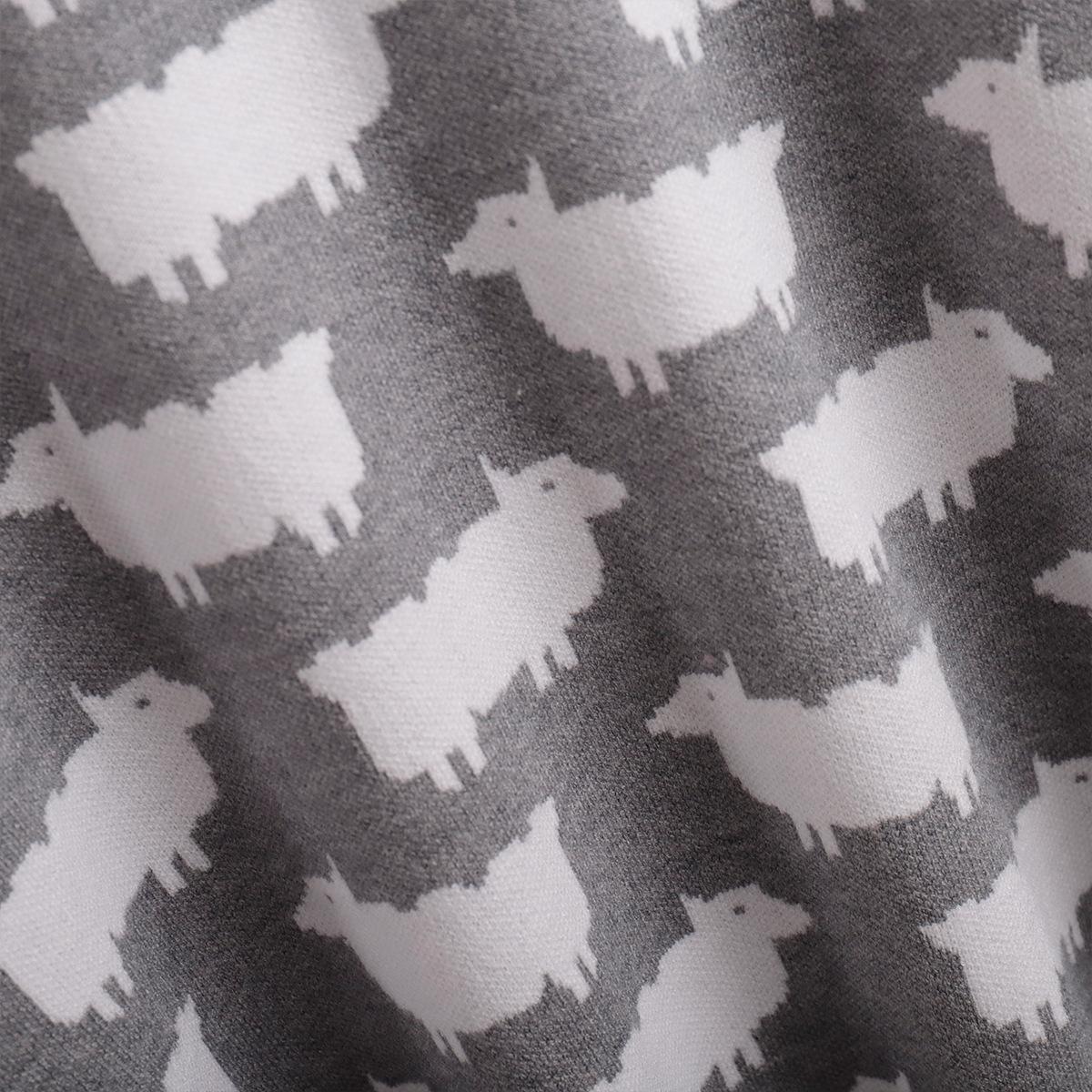 Круглый вырез альпака принтованный свитер осень и зима новый женский свободный — фото 13