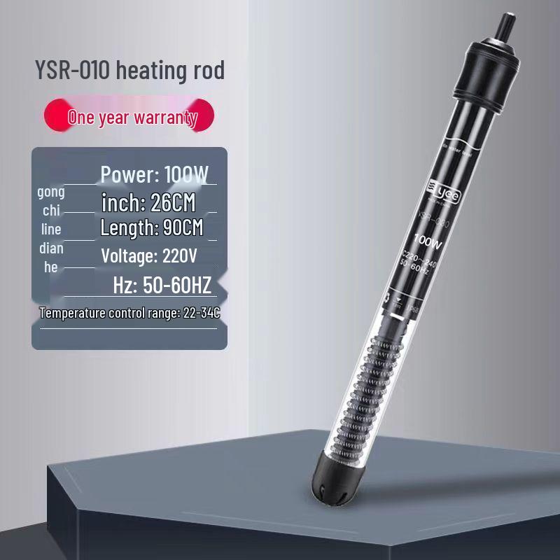 Stainless Steel Aquarium Heater: Explosion-Proof, Auto Temperature Control for Fish & Turtles