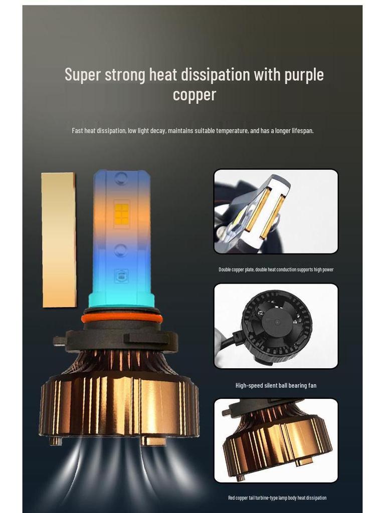 LED Headlight Mod Kit with Built-in Demon Eye Bulbs for 10th Gen Civic, XRV, Vezel, Accord, and Lingpai.