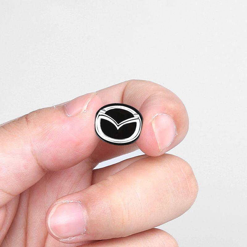Vervanging Embleem Auto Sleutel en Sticker voor Auto Afstandsbediening Sleutel - Accessoires Geschikt voor Mazda Modellen (Mazda 2 3 6 CX - 5 CX3)