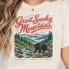 Great Smoky Mountains Shirt, Comfort Colors 1717 Bear Tee, Vintage National Park Graphic, Tennessee North Carolina Gift