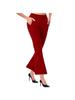 2024 Women's Casual Knitted Flare Pants with Side Pockets - Slimming Design and Long Leg Effect
