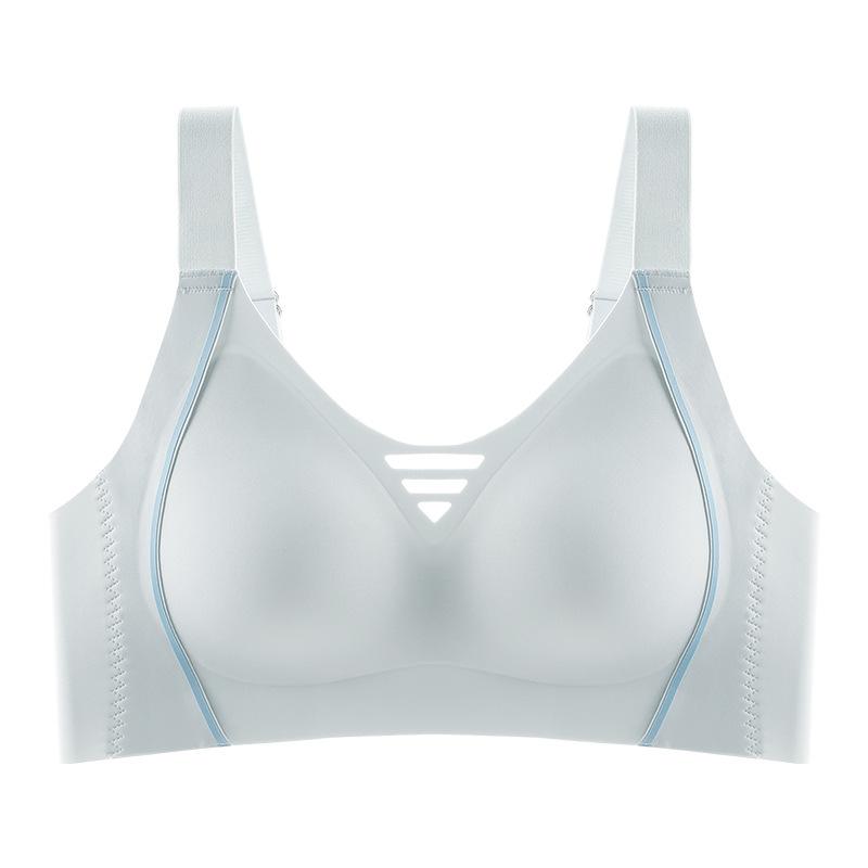 

Невидимый бюстгальтер Женский тонкий бюстгальтер Фиксированная чашка Нижнее белье Топ Поддержка Полная чашка Большой размер Тонкий бюстгальтер Пуш-ап 2XL синий