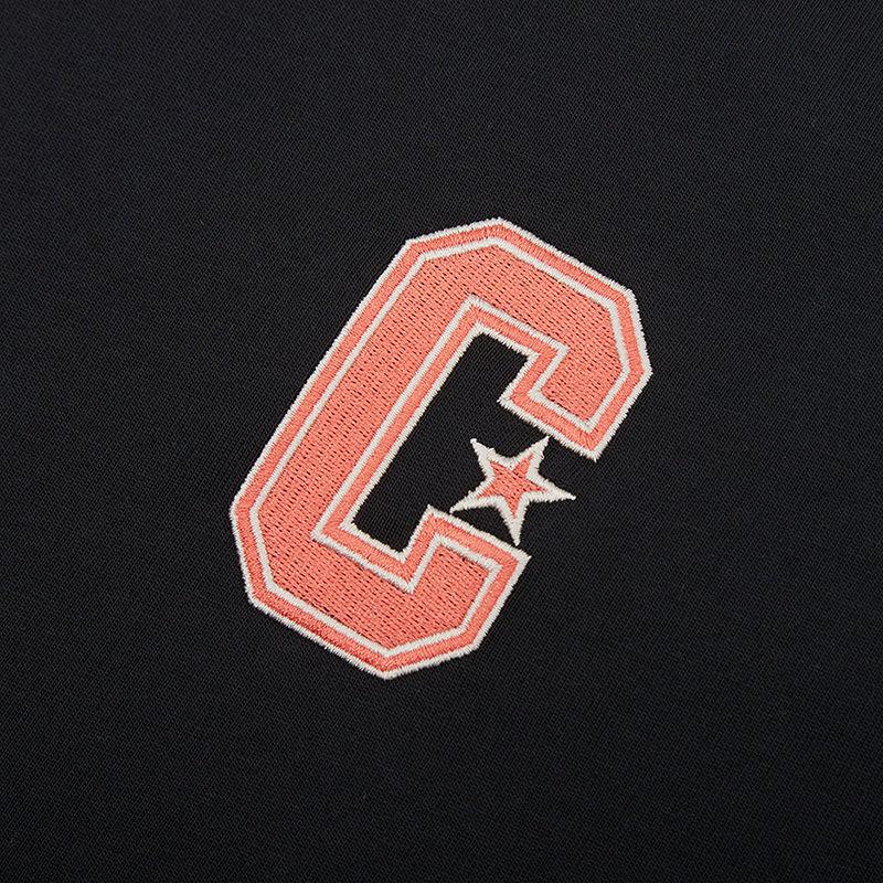 New Converse T Shirts Men's Black 10028410-A01