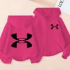 Kinder Strickjacke Herbst Winter Hoodie Reißverschluss Stil Sweatshirt 3-12 Jahre Jungen Mädchen Buchstabe Sport Oberteil Lässige Mode Lockere Jacke Kleidung