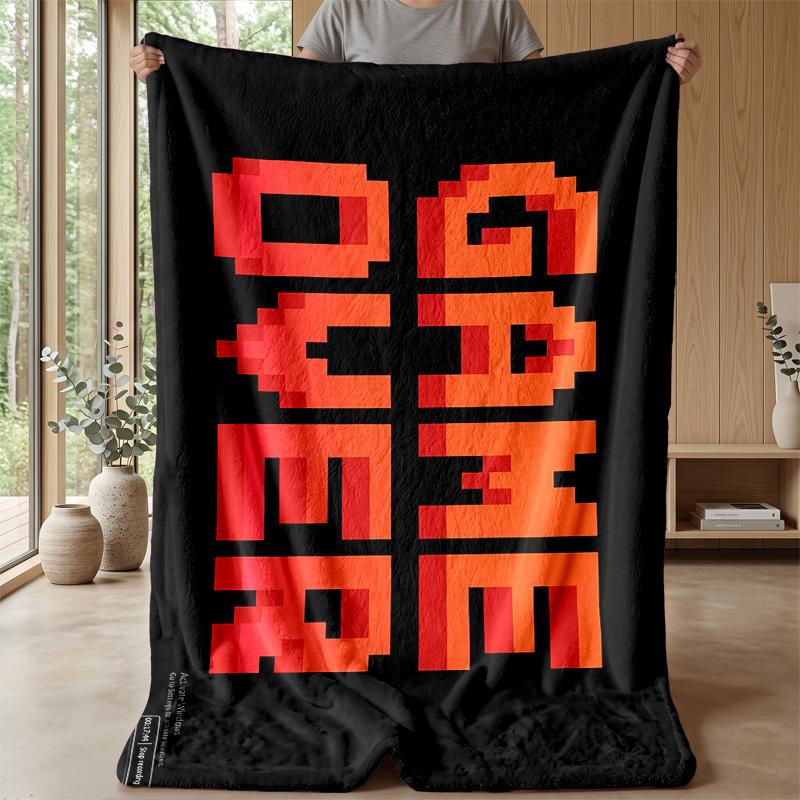 Game Theme blanket Soft Flannel Blanket Plush Throw Blanket Cozy Sofa Bed Blanket for Home Decor