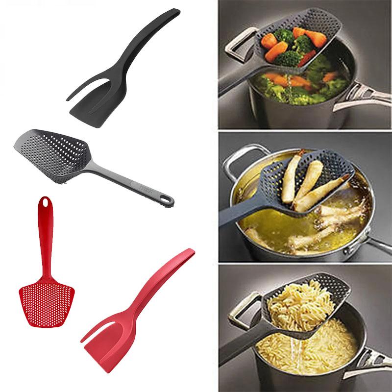 Heat-Resistant Slotted Turner and Cooking Spatula Set Non-Stick Utensils for Frying Serving Kitchen Tools Cooking Accessories