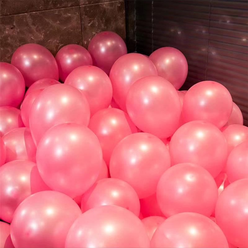 100Pcs/Pack 10 Inch Latex Balloon Pure Color/mixed Color Pearl Balloons Wedding Party Decoration Baby Shower Ballon Child Toy