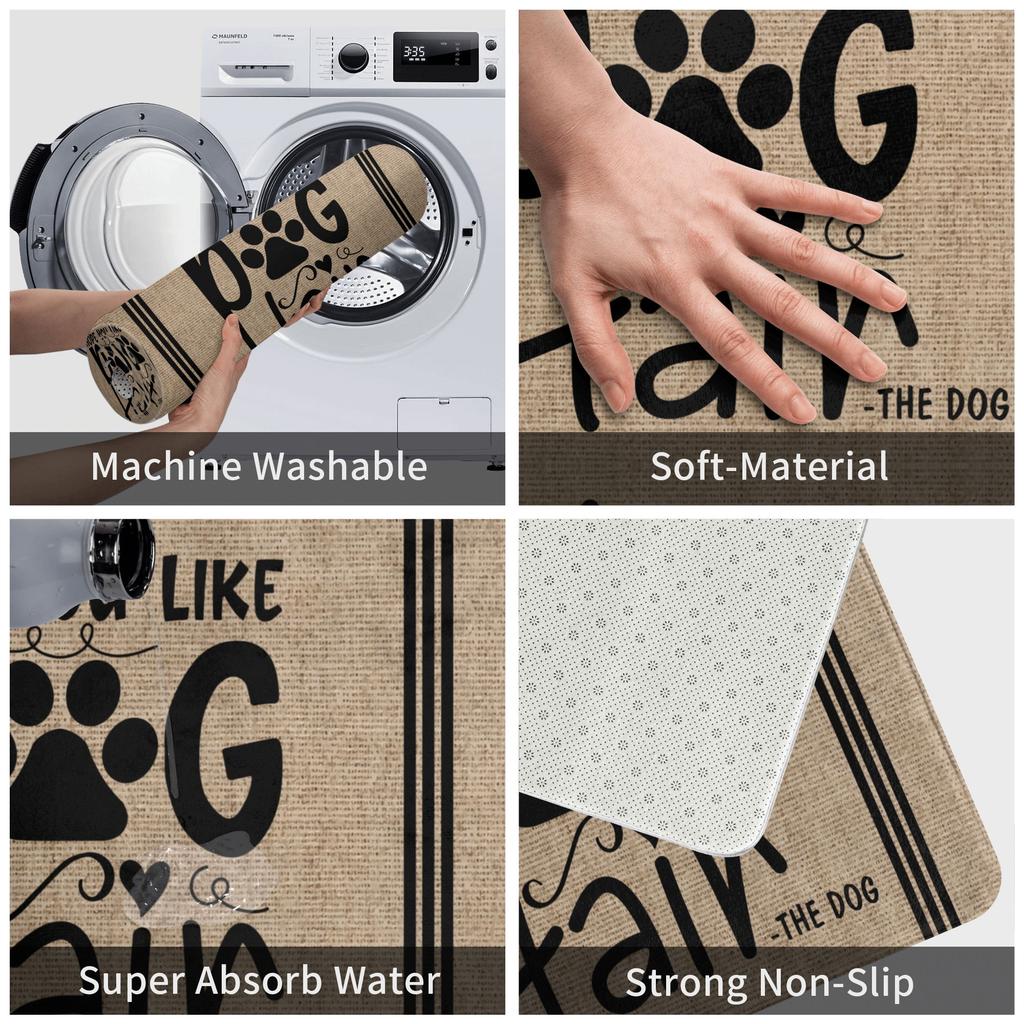 Hope You Like Dog Hair Humor Door Floor Bath Kitchen Mats Anti-Slip Indoor Doormat Bedroom Balcony Entrance Carpet Rug