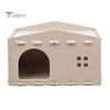 Atmungsaktives Katzenbett Große Höhle Haustierhaus Filz Spiel-Ruhe-Bereich Komfortable Nistbox Versteckwürfel 2-in-1 Kratzbrett für Wohnungskatzen mit