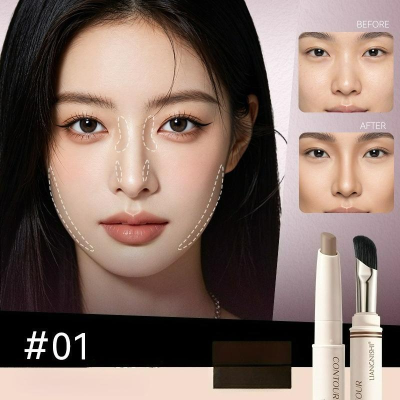 

Liangnishi Double-ended Contour Pen 2 In 1 Highlighter Shadow Natural Stereo Nose Shadow Facial Brightening Makeup