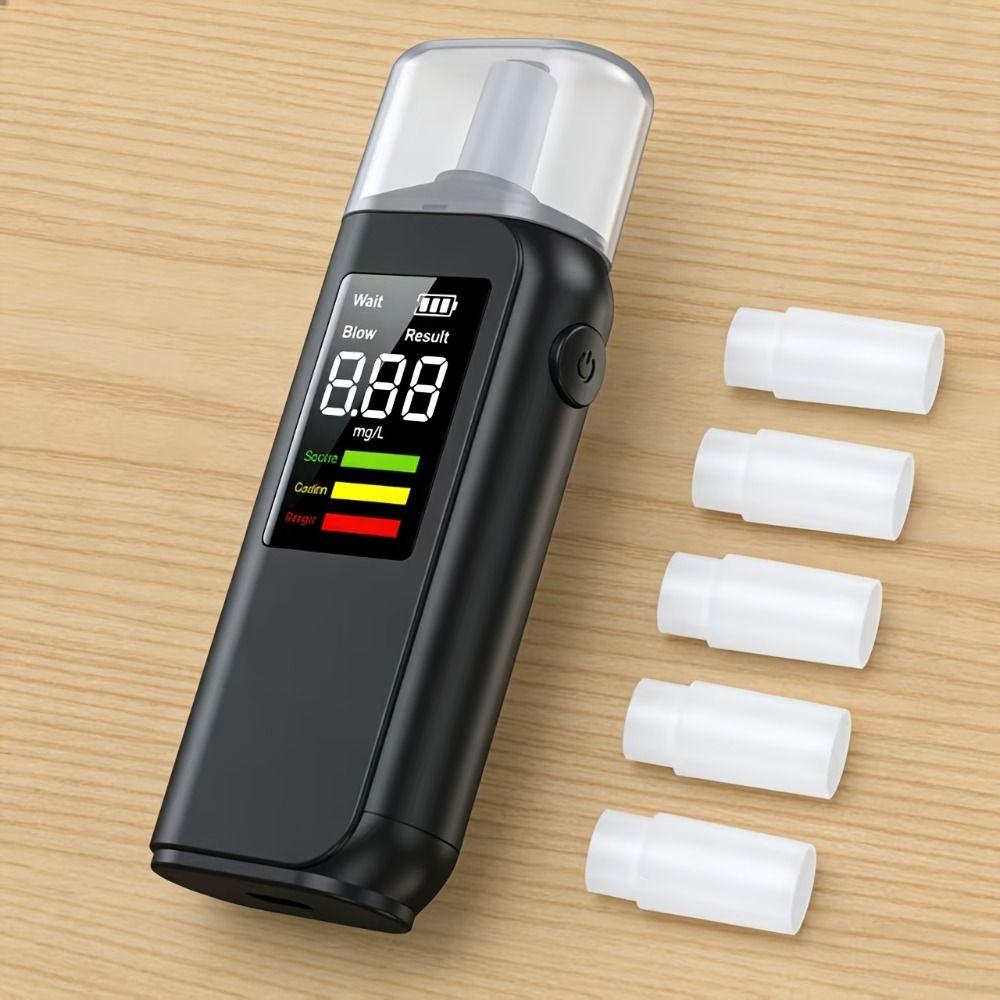 Accuracy Breathalyzer Analyzer LED Digital Display Portable Blow Breathalyzer Car Accessories