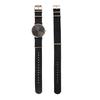 Les Trésors De Lily [Q4417] - 'Cameleon' Black Rose Gold Watch Box (2 Bracelets)