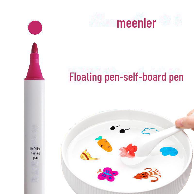 Kids' Internet Star Magic Color Water Doodle Pen Set, Erasable Fun 12 Colors for Whiteboard Drawing