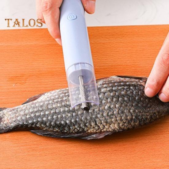 Electric Fish Scaler Remover Cordless Fish Scale Cleaner Rechargeable Waterproof Fish Scaler with Large Capacity Battery Stainless Steel Fish Skin