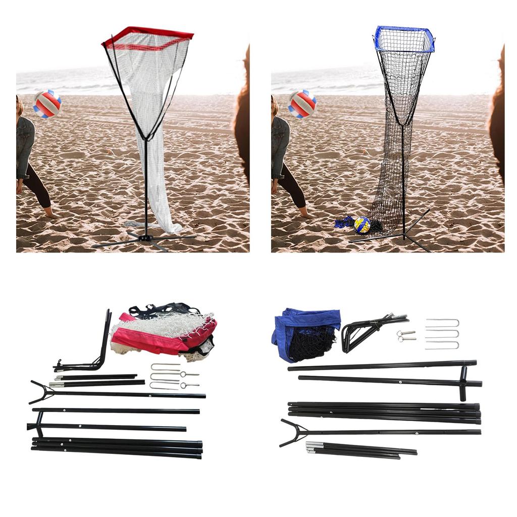 Volleyball Training Net Setting Net Bag Lightweight Iron Frame Practice Net