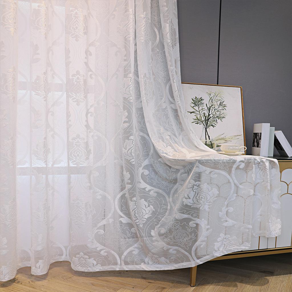 1PC of Irregular Artistic Striped Sheer Curtains Suitable for Various Settings, Offering A Sophisticated Elegance That Is Soft and Resistant