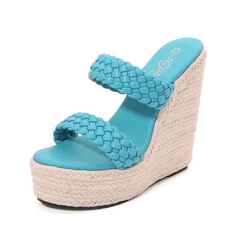 Fashion Fashion Women Sandals High Platform Chunky Heel Summer New Arrivals 15cm Sky-High Sexy Strappy Shoes