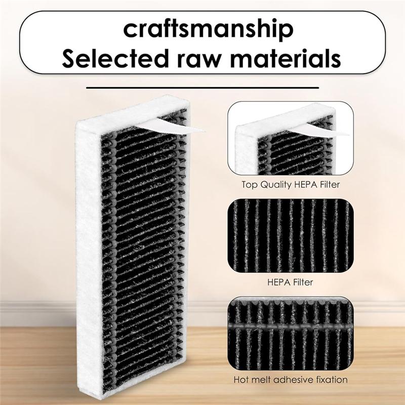 A78E-HEPA Filters For ECOVACS DEEBOT X8 Pro Omni Robot Vacuum Filter Kit, Parts, Accessories Kit Replacement