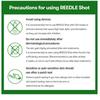 VT Reedle Shot Fußpeelingmaske 40 ml(3 Stück) One Step Tiefenbehandlung Slip on Care Off