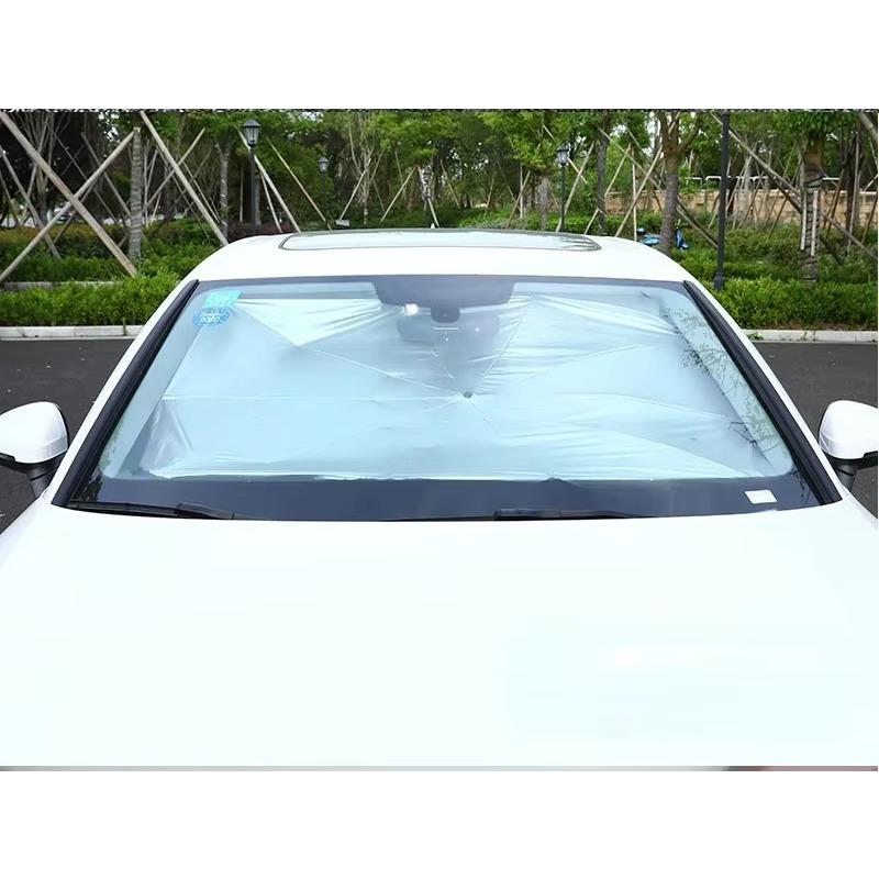 Umbrella Car Sunshield Front Gear Sunscreen Sunscreen Car Shade Pad Manufacturer Spot CarS Parasol Windshield Sunshades