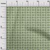 oneOone Cotton Flex Green Fabric Geometric Sewing Craft Projects Fabric Prints By Yard 40 Inch
