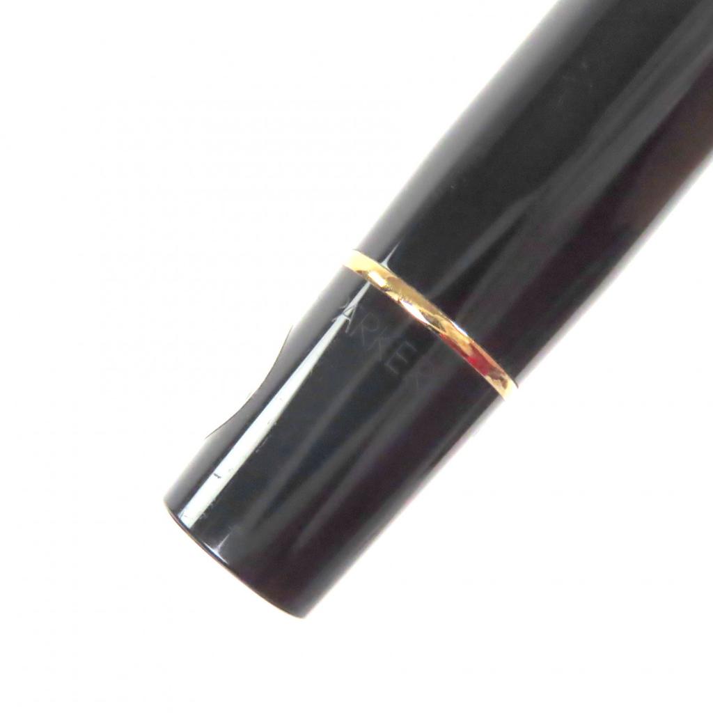 Very Good PARKER fountain pen Duofold Black GT Centennial Older Model black 18K Used