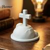 Modern Religious Home Accents 3D Printed Empty Tomb Easter Statue, Resurrection Scene Figurine for Commemorative Statuette Decor, Memorial Ornament