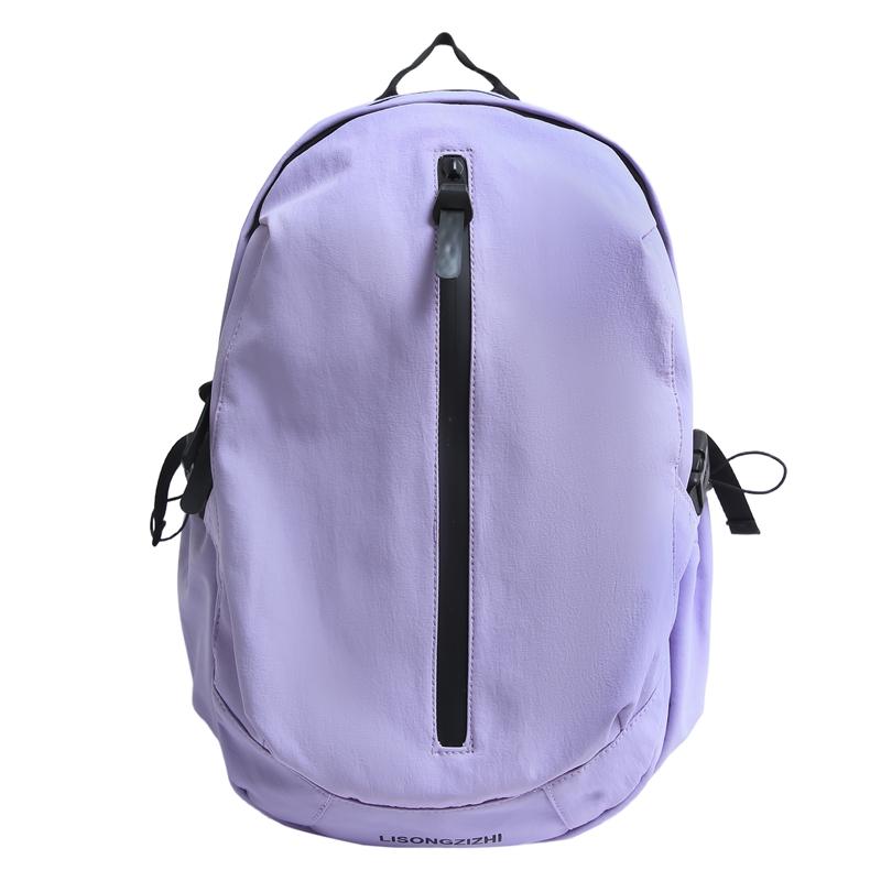 

Студенческий школьный рюкзак большой вместимости Женский дорожный рюкзак Однотонный рюкзак фиолетовый