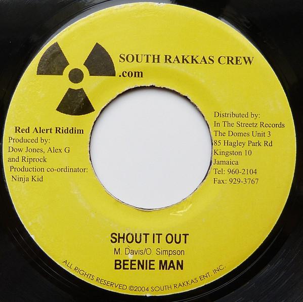 7inch Record BEENIE MAN / KANANGA & ZAHAIR - Shout It Out / Real King NONE South Rakkas Cr 2004 Jamaica Reggae, Ska & Dub Used