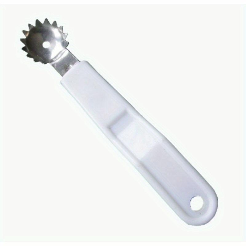 

1pc Using a fruit and vegetable corer, easily remove tomato stems and strawberry cores. белый