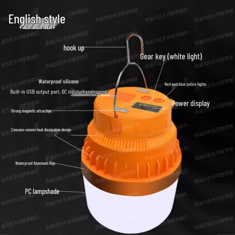 Rechargeable Portable Emergency LED Light Bulb