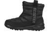 Wasserdichte Schwarz Silber Damenstiefel Z7448TSQ