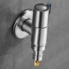 Robinet de Machine à Laver Laiton Arrêt d'Eau Vanne d'Angle à Ouverture Rapide Murale G1/2 Clip d'Arrêt d'Eau Accessoires de Salle de Bain